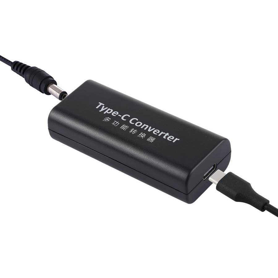 DC 5.5 x 2.1mm Power Jack Female to USB-C / Type C Female Power Connector Adapter with 30cm USB-C
