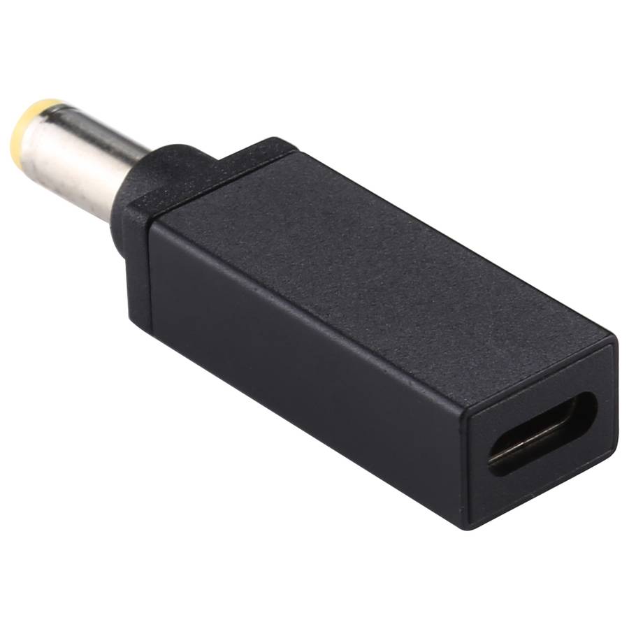 PD 18.5V-20V 5.5x2.5mm Male Adapter Connector(Black)