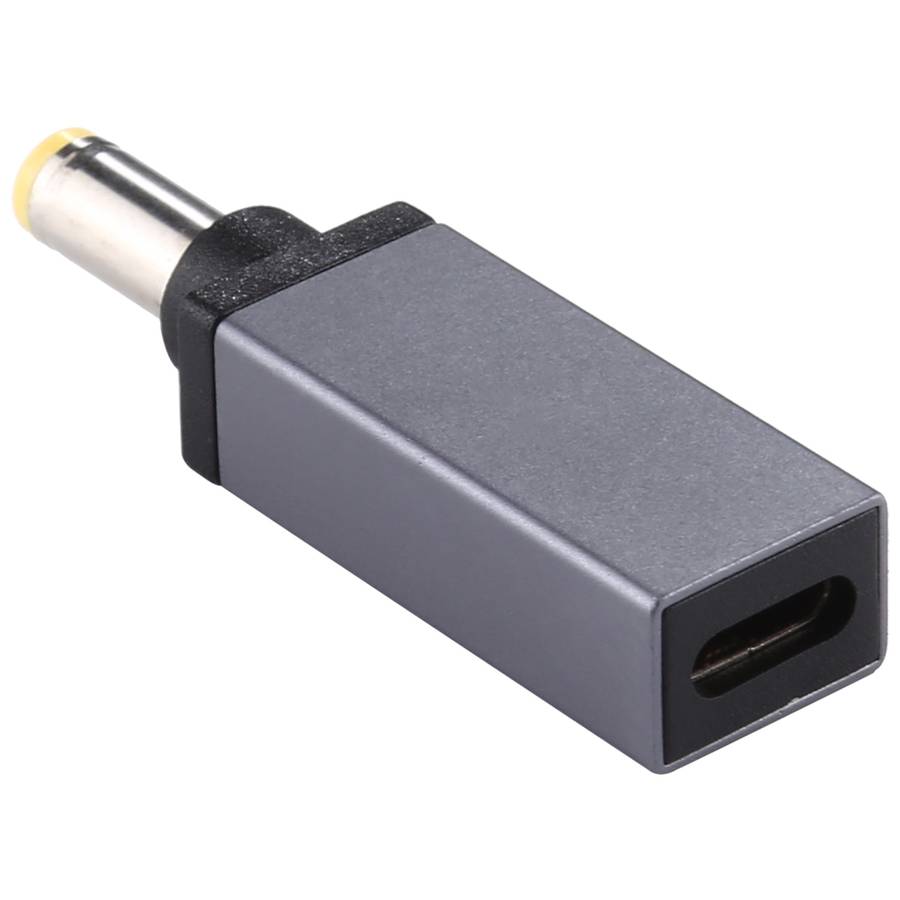 PD 18.5V-20V 5.5x1.7mm Male Adapter Connector(Black)