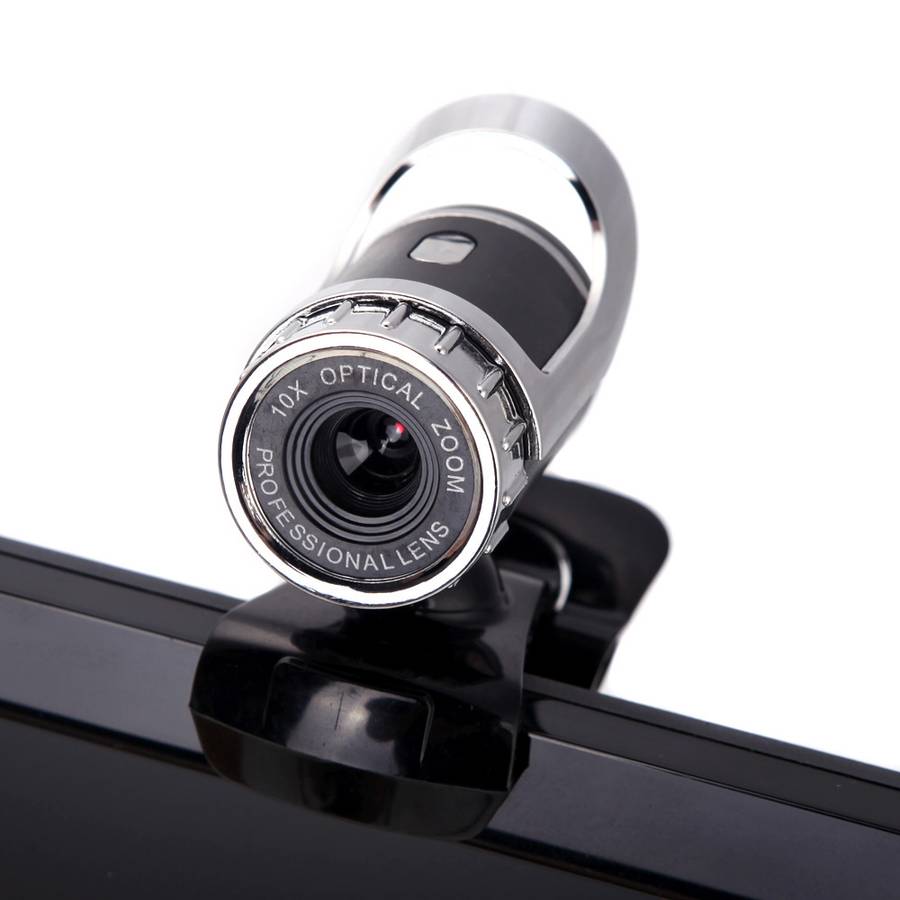 A859 480 Pixels HD 360 Degree WebCam USB 2.0 PC Camera with Sound Absorption Microphone for Comput
