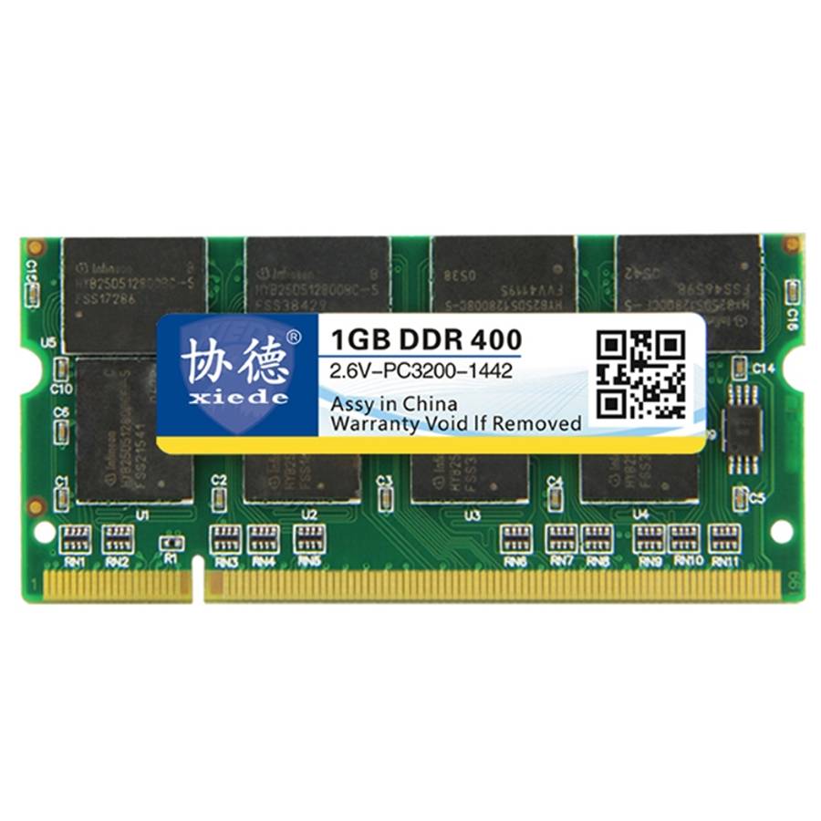 XIEDE X007 DDR 400MHz 1GB General Full Compatibility Memory RAM Module for Laptop