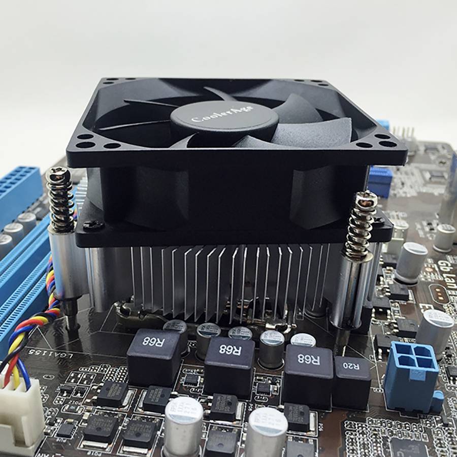 4Pin CPU Cooler Mute Silent Fan Heat Sink for Intel 1155 / 1151 / i3 / i5