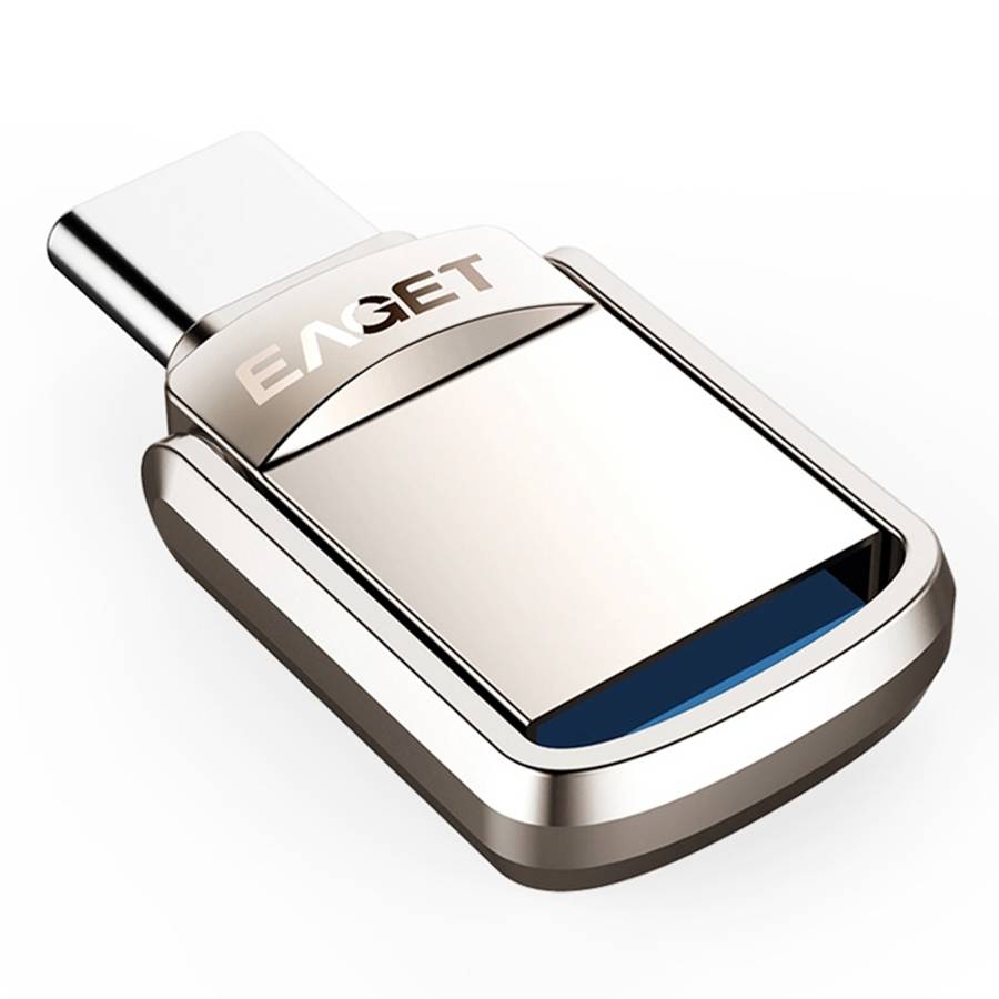 EAGET CU20 64GB Waterproof 2 in 1 USB-C / Type-C + USB 3.1 Flash Disk for Type-C Smartphones & PC