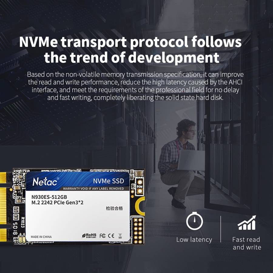 Netac N930ES 128GB M.2 2242 PCIe Gen3x2 Solid State Drive