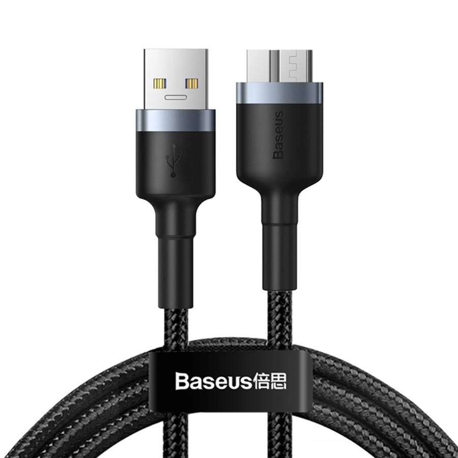 Baseus Cafule Series 2A USB 3.0 Male to Micro-B Hard Disk Adapter Cable, Length: 1m