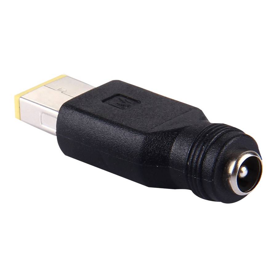 5.5x2.1mm Female to Big Square USB (First Generation) Male Interfaces Power Adapters for Lenovo Thin