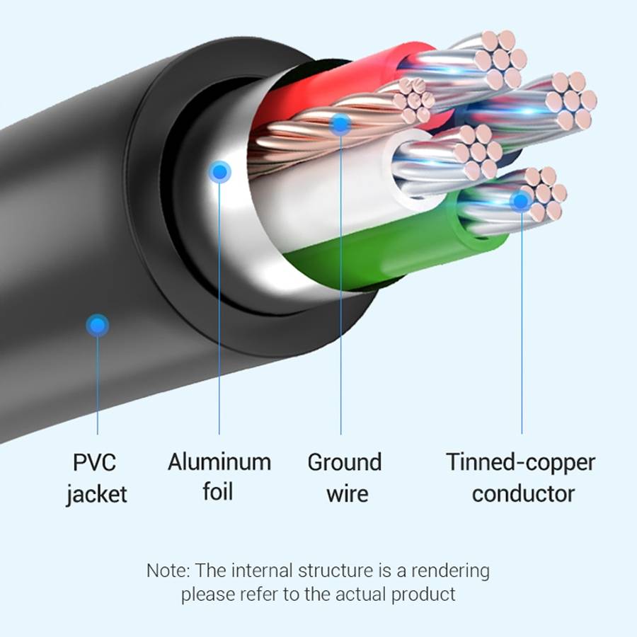 1m Micro USB Male to Female Extension Cable
