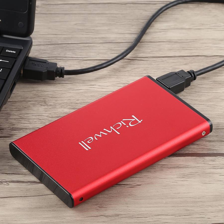 Richwell SATA R2-SATA-160GB 160GB 2.5 inch USB3.0 Super Speed Interface Mobile Hard Disk ... (Red)