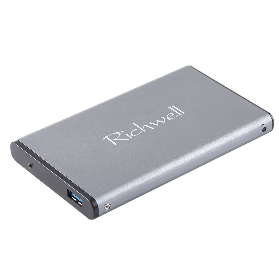 Richwell SATA R2-SATA-320GB 320GB 2.5 inch USB3.0 Super Speed Interface Mobile Hard Dis ... (Grey)