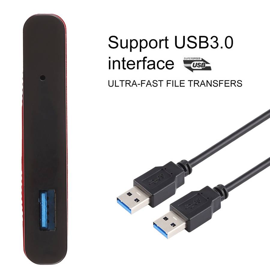 Richwell SATA R2-SATA-320GB 320GB 2.5 inch USB3.0 Super Speed Interface Mobile Hard Disk ... (Red)