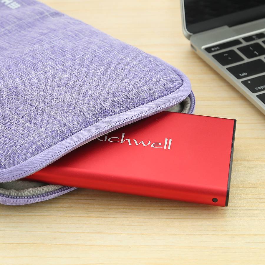 Richwell SATA R2-SATA-320GB 320GB 2.5 inch USB3.0 Super Speed Interface Mobile Hard Disk ... (Red)