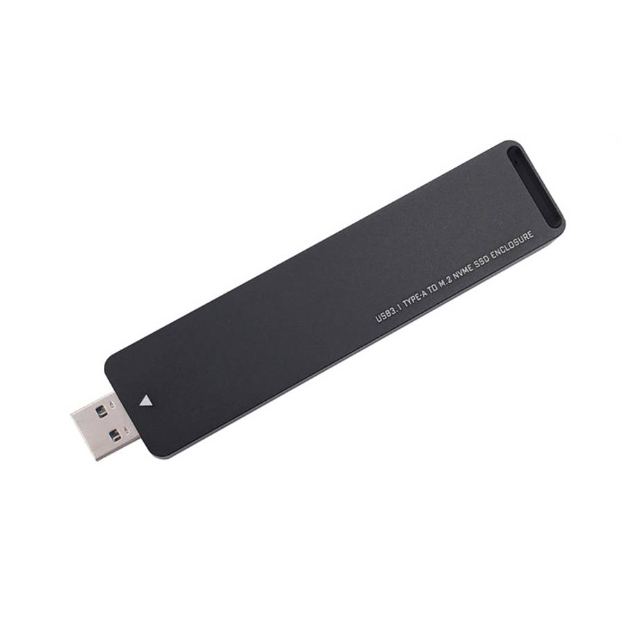MSA7780 M.2 NVME PCI-E SSD to USB 3.1 Type-A Plug-in HDD Enclosure