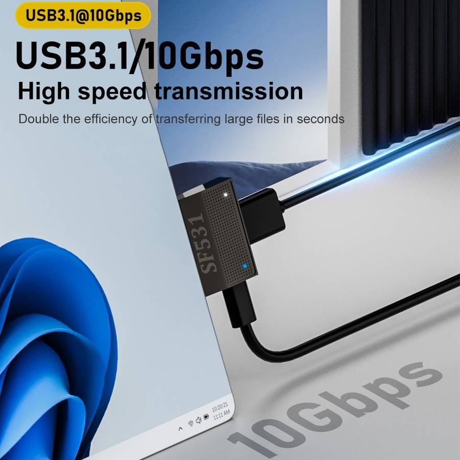 SF531 For Microsoft Surface 40 Pin to USB3.1 / Type-C Female Adapter Extended Dock