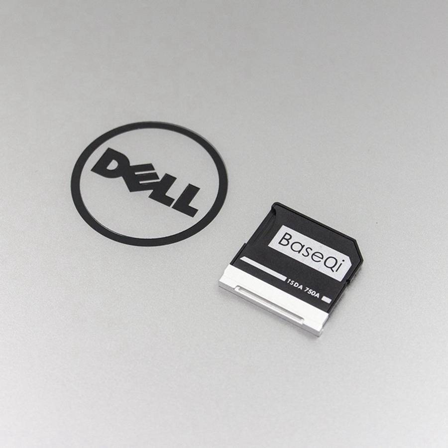 BASEQI Hidden Aluminum Alloy High Speed SD Card Case for Dell Precision M5510 Laptop