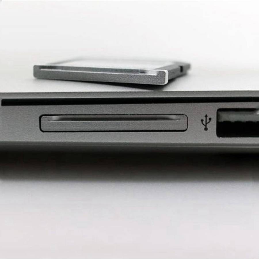 BASEQI Hidden Aluminum Alloy SD Card Case for Lenovo Ideapad 320S Laptop