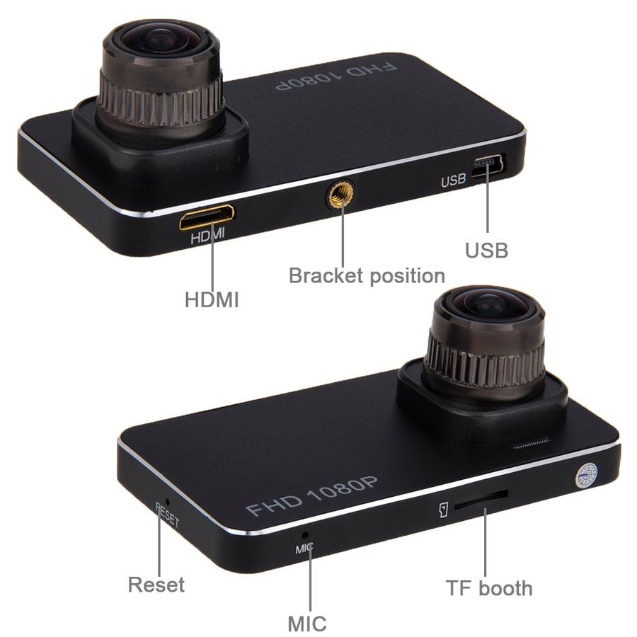 G636 2.7 inch Screen Display Car DVR Recorder, Support Loop Recording / Motion Detection / G-Sensor
