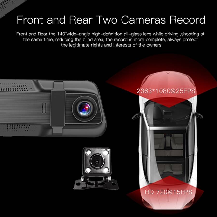 Anytek T600 Ultra HD 1080P 5.5 inch IPS Touch Screen Car DVR Driving Recorder