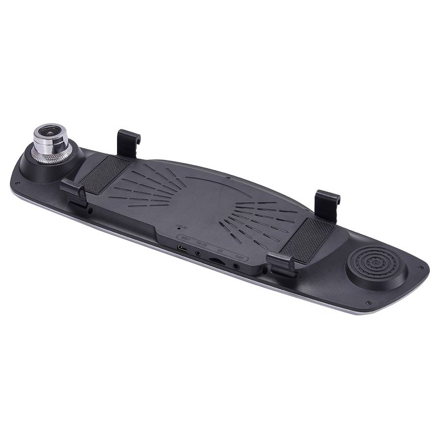 G835 HD 1080P 4.3 inch Screen Display Rearview Mirror Vehicle DVR, Generalplus 2248, 2 Cameras 170 D