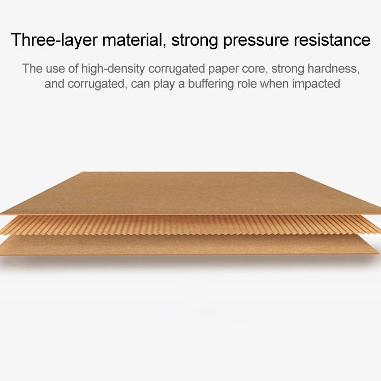 2pcs Kraft Paper Shipping Box Packaging Box, Size: T12, 36x26x6cm