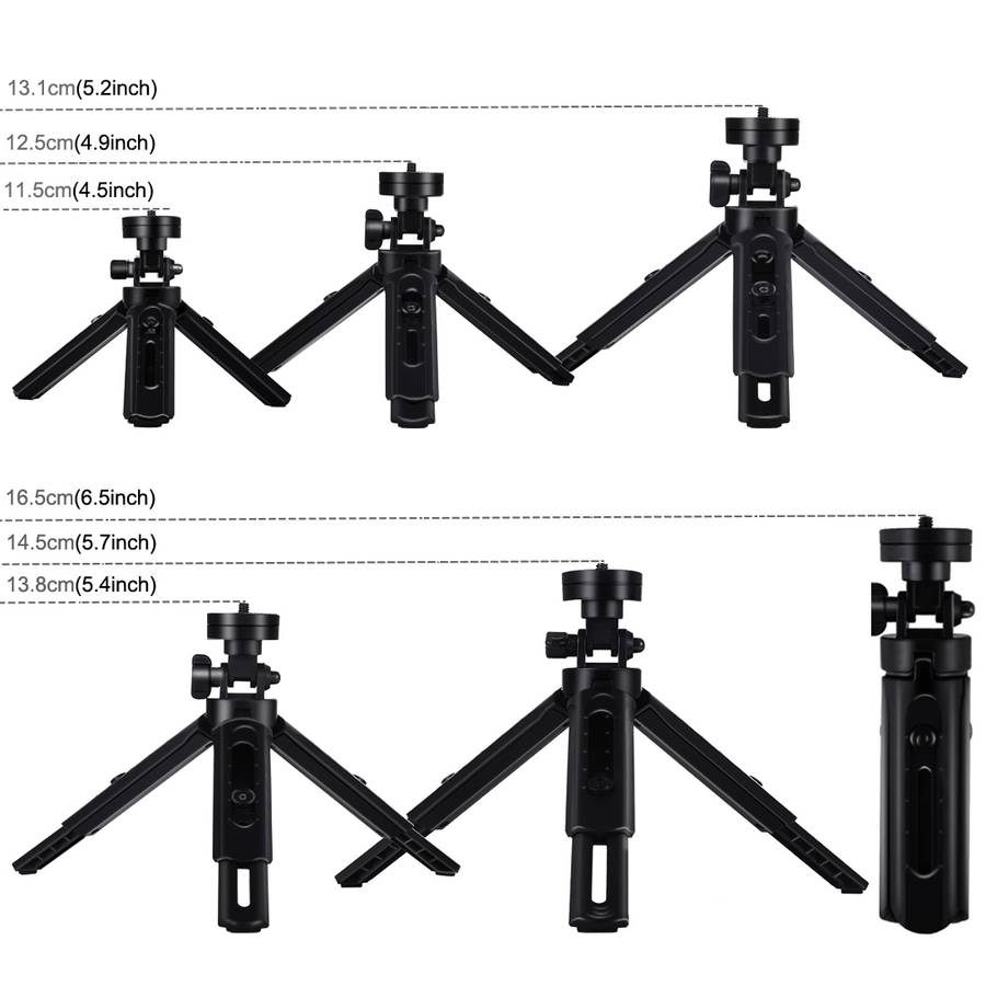 PULUZ 4.7 inch 12cm USB 3 Modes Dimmable LED Ring Vlogging Photography Video Lights + ... (Black)