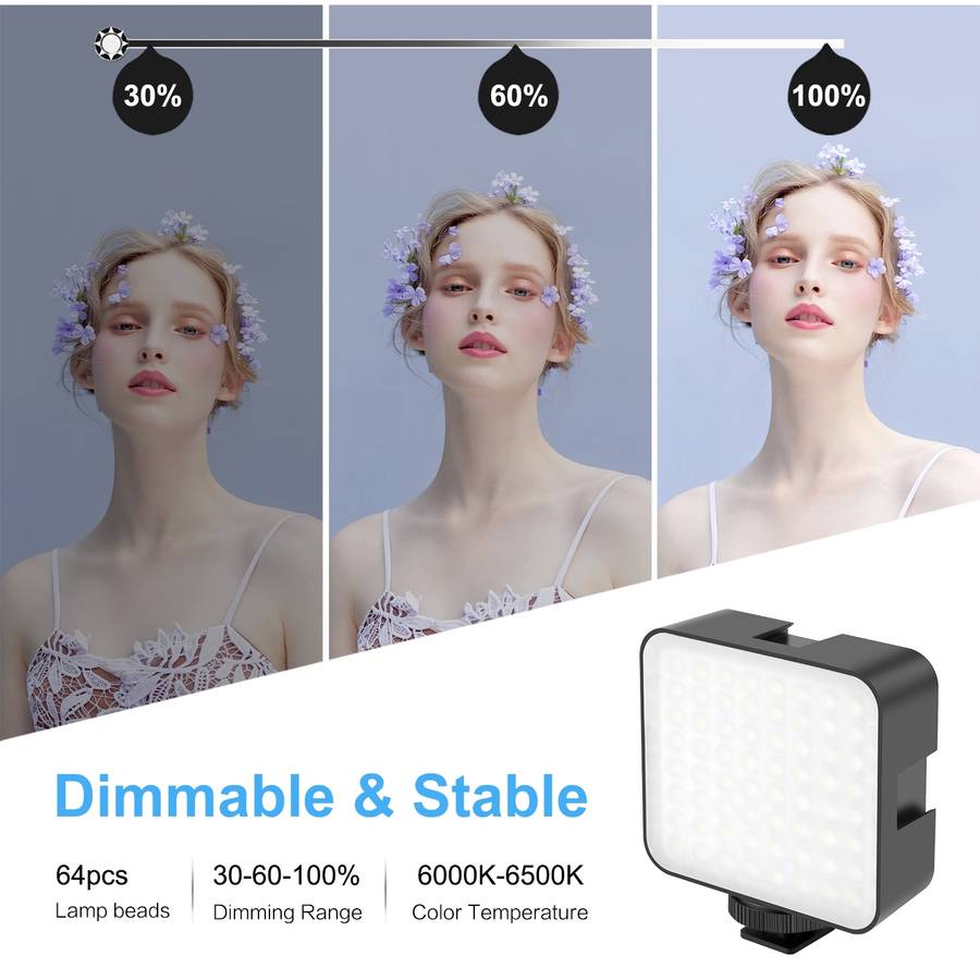 PULUZ 4 in 1 Vlogging Live Broadcast LED Selfie Fill Light Smartphone Video Rig Kits wi ... (Blue)