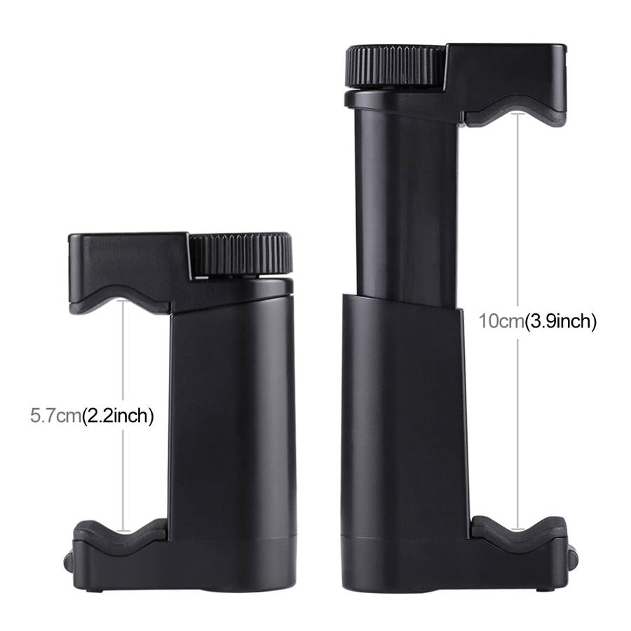 PULUZ Folding Plastic Tripod + Vlogging Live Broadcast Handheld Grip ABS Mount with Cold Shoe & Wr