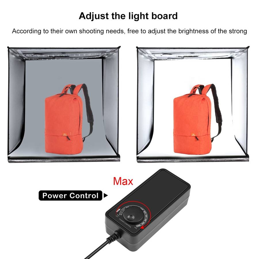 PULUZ Constant Current LED Power Supply Power Adapter for 60cm Studio Tent, AC 100-240V to DC 12V 3A