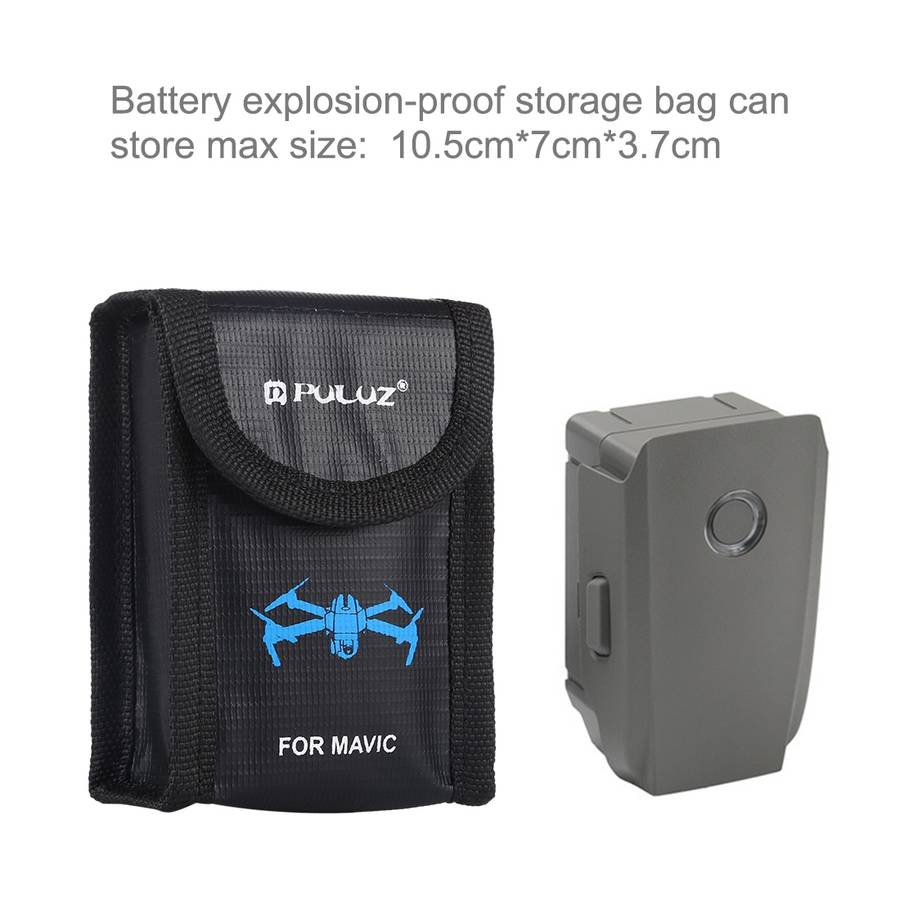 PULUZ Lithium Battery Explosion-proof Safety Protection Storage Bags for DJI / Sony / Nikon / Cano