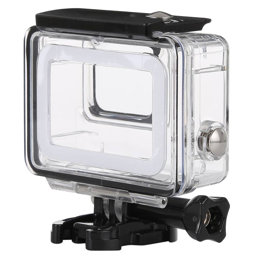 PULUZ 45m Underwater Waterproof Housing Diving Case for GoPro HERO7 Silver / HER ... (Transparent)
