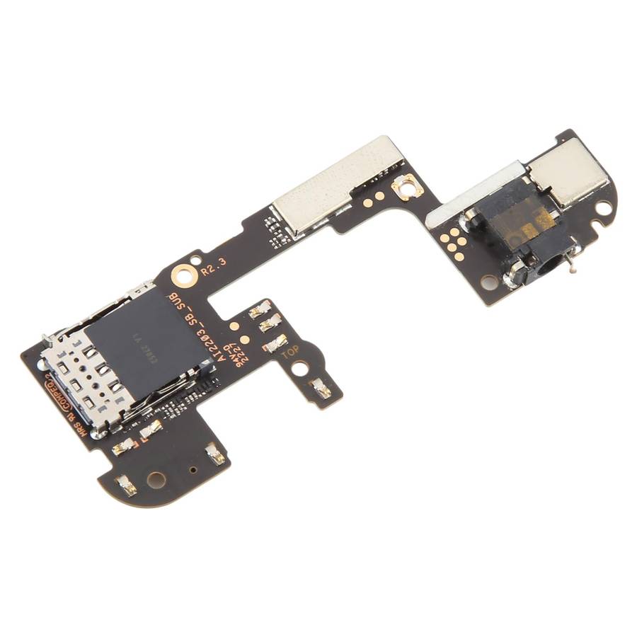 For Asus ROG Phone 6 / 6 Pro MediaTek Dimensity Version SIM Card Reader Board with Audio Jack