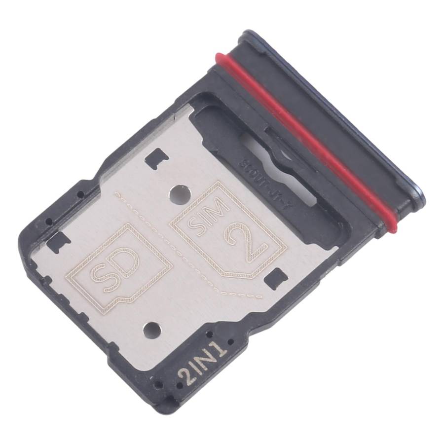 For Motorola Edge 60 Fusion 10pcs Original SIM Card Tray + SIM Card Tray / Micro SD Car ... (Blue)