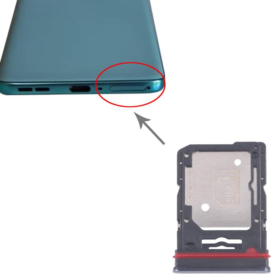 For Motorola Edge 60 Fusion 10pcs Original SIM Card Tray + SIM Card Tray / Micro SD Car ... (Blue)