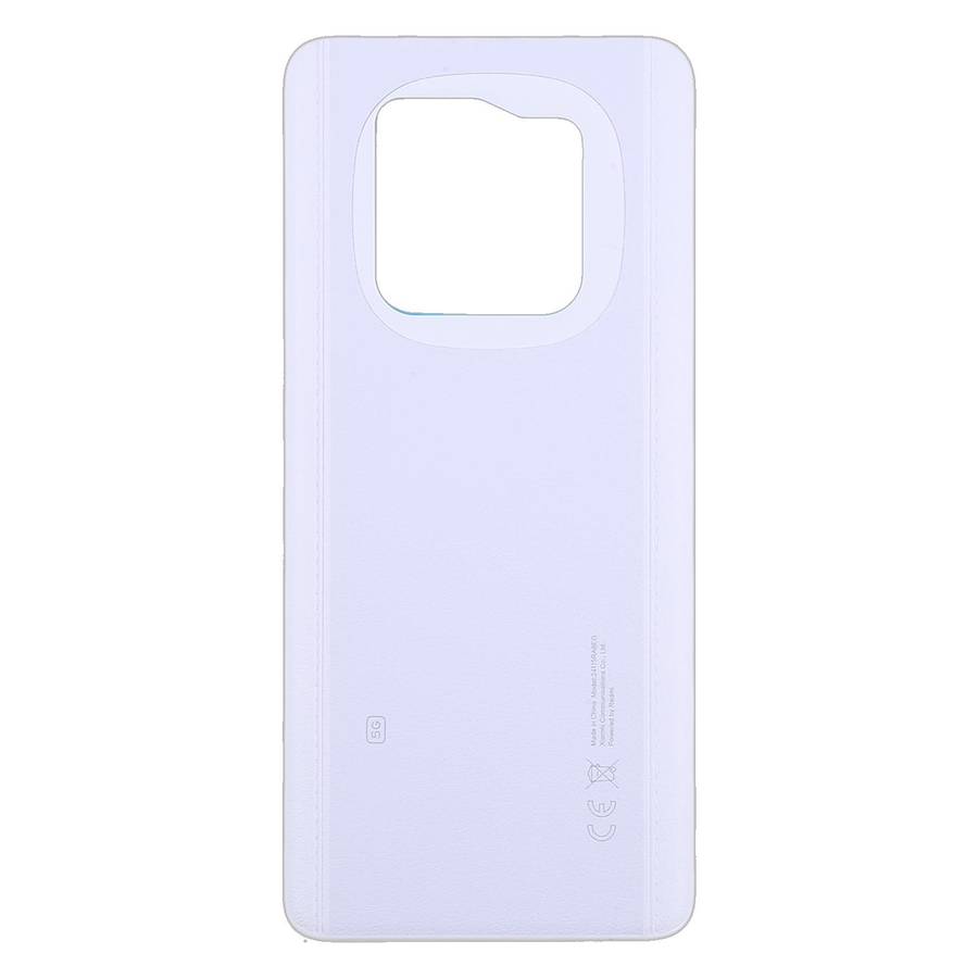 For Xiaomi Redmi Note 14 Pro+ 5G India Original Back Cover(Purple PU Material)