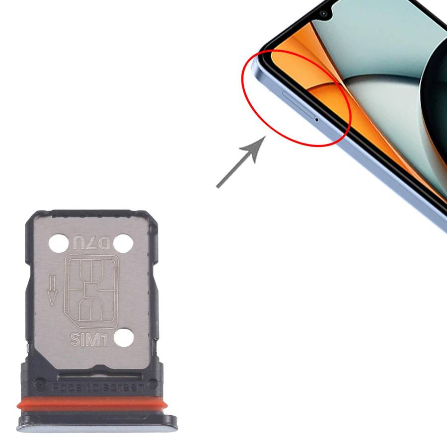 For Xiaomi Redmi A3 Pro 10pcs SIM Card Tray + SIM Card Tray (Black)