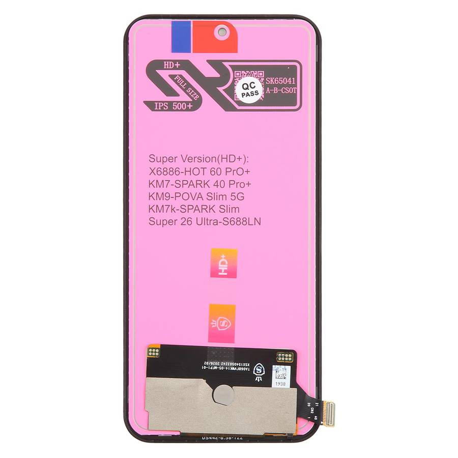 For Tecno Pova Slim KM9 TFT LCD Screen with Digitizer Full Assembly
