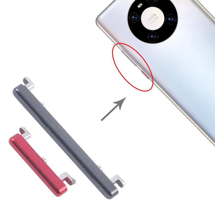 For Huawei Mate 40 Pro+ Original Power Button and Volume Control Button (Black)