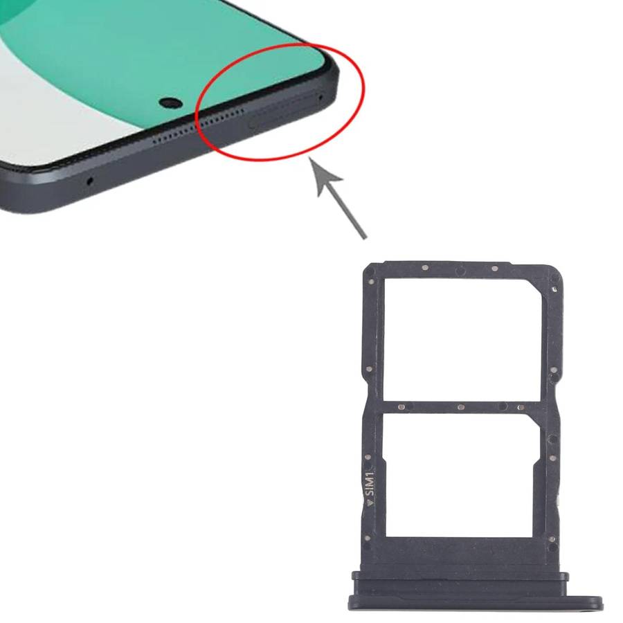 For Huawei Enjoy 60 Pro 10pcs Original SIM Card Tray + SIM Card Tray (Black)