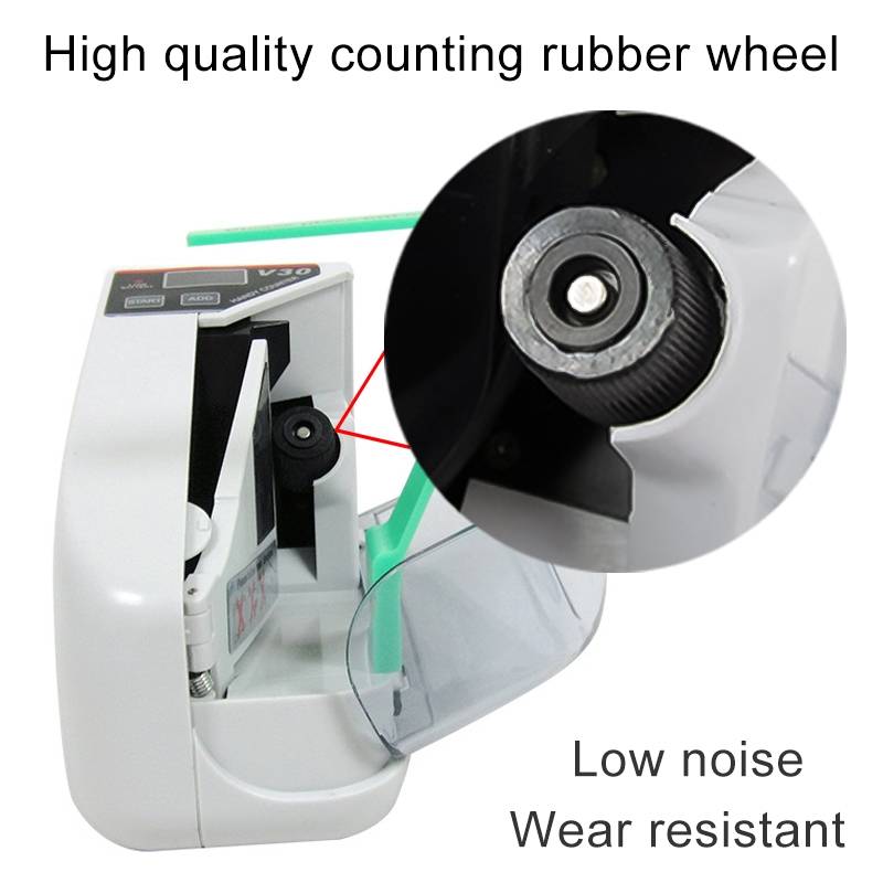 V30 Mini Portable Multi Paper Currency Counting Money Counter, US Plug