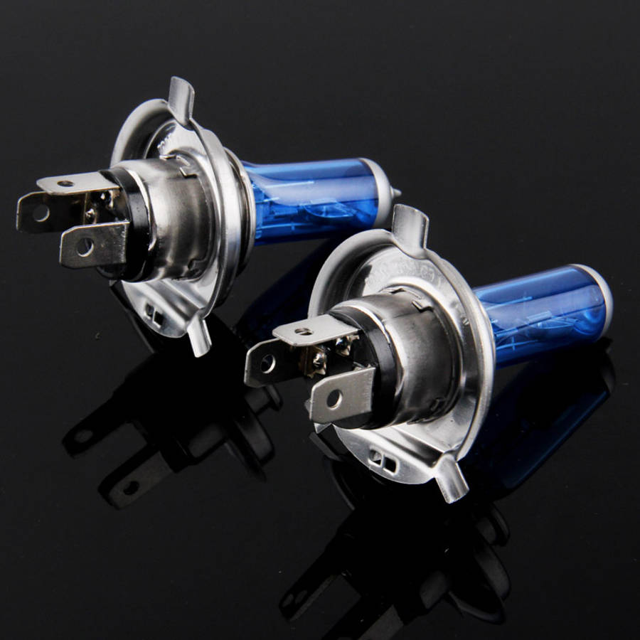 Halogen Bulb, Super White Car Headlight Bulb, 12 V / 55W, 6000K 1700 LM (Pair)