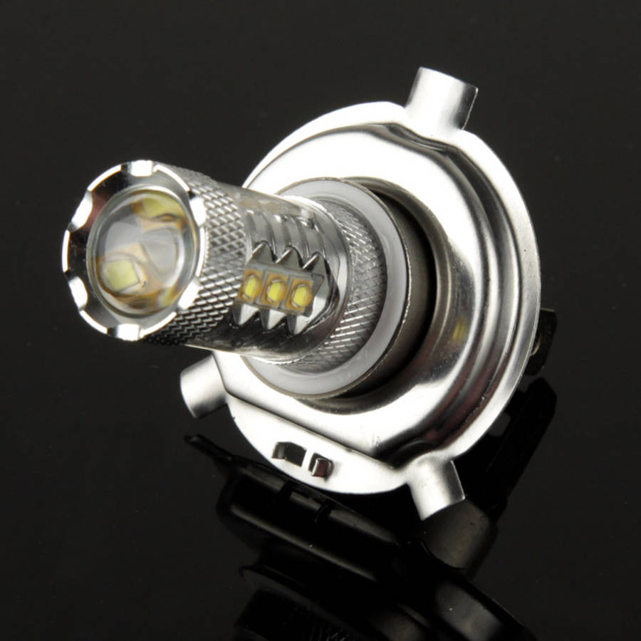 H4 80W White 16 LED Fog Light for Vehicles, DC 12V