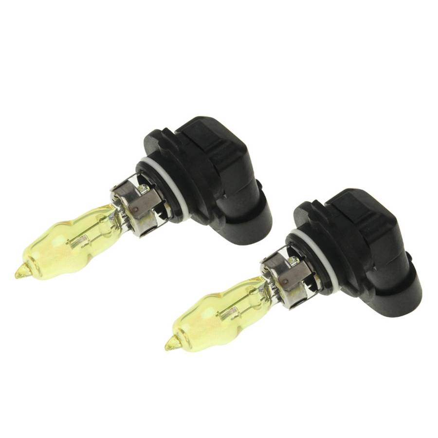 2 X 9005 HOD Halogen Bulbs 12V 100W 2400 LM 3500K Yellow Light Headlights