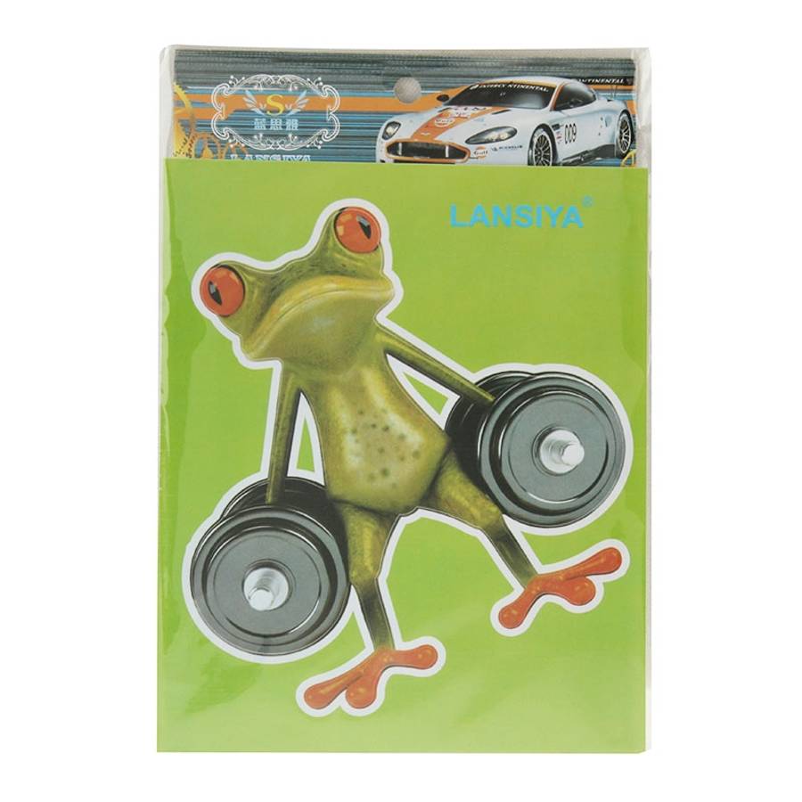 Frog Pattern Car Sticker, Size: 15.5x12.5 cm