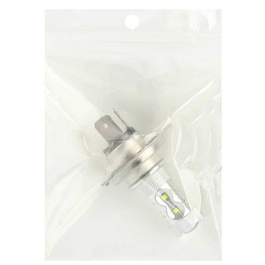 H4 60W White 12 LED Fog Light for Vehicles, DC 12-30V