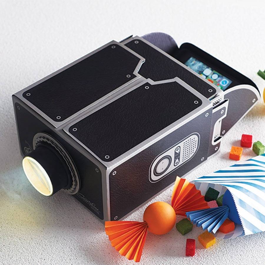 Cardboard Smartphone Projector / DIY Mobile Phone Projector Portable Cinema