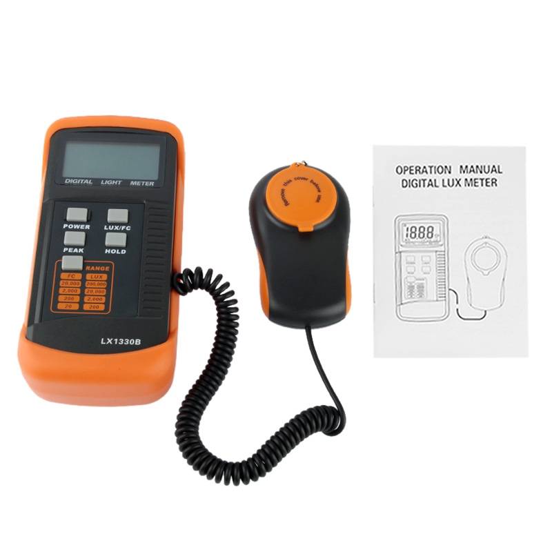 Digital Light Meter, Measuring Range: 0.1-200000 Lux
