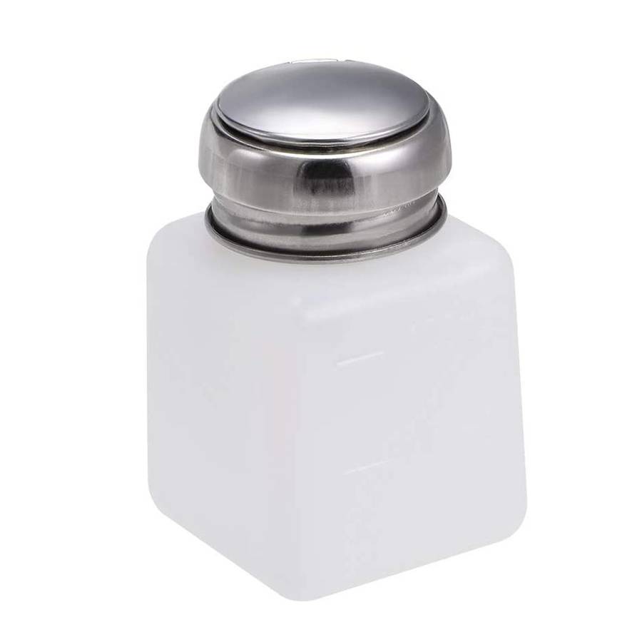 100ml Push Down Alcohol and Liquid Container Bottle(White)