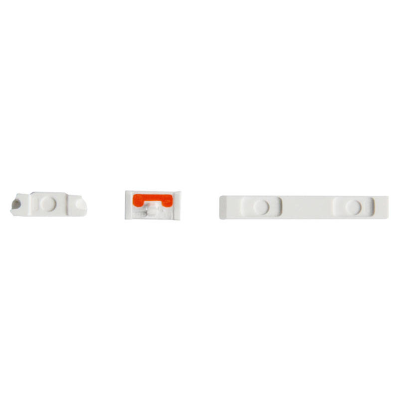 3 in 1 Mute Button + Power Button + Volume Button for iPhone 5C(White)