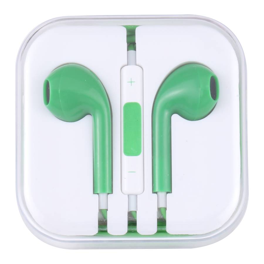 EarPods Wired Headphones Earbuds with Wired Control & Mic(Green)