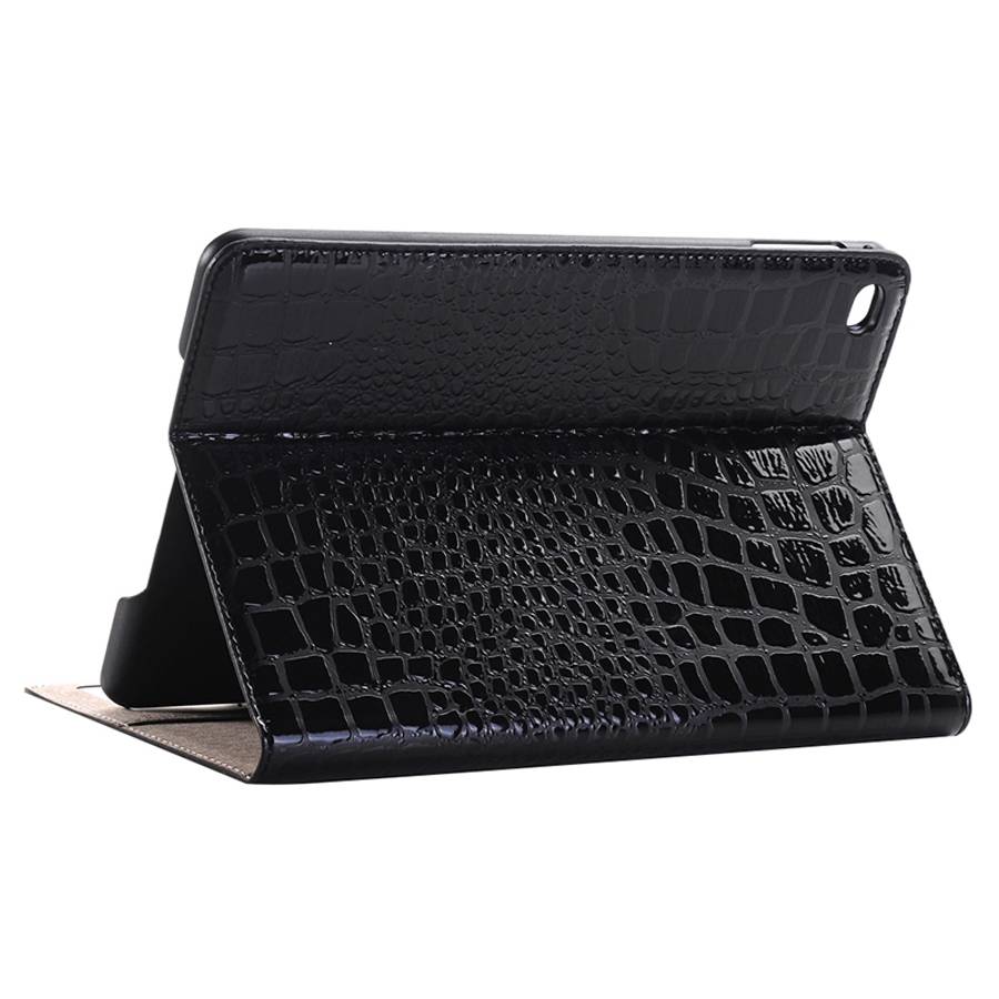 Crocodile Texture Horizontal Flip Leather Case with Holder & Card Slots & Wallet for i ... (Black)