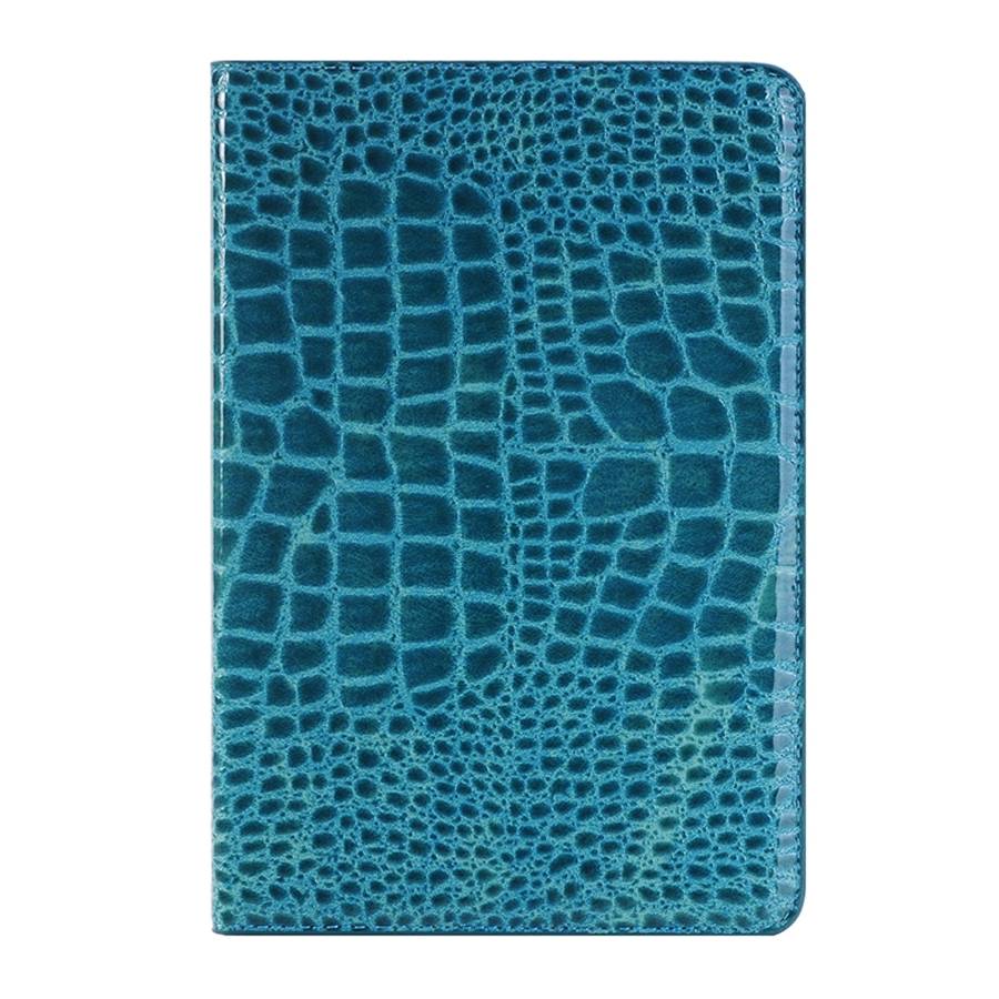 Crocodile Texture Horizontal Flip Leather Case with Holder & Card Slots & Wallet f ... (Dark Blue)